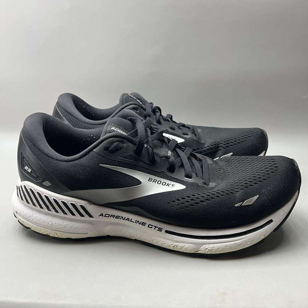 Brooks Adrenaline GTS 23 Running Shoes Men Size 11 D Black Comfort Low Sneakers